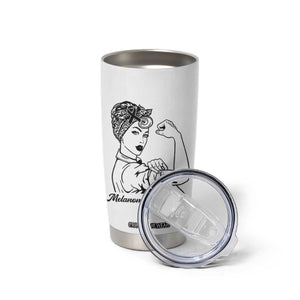 Melanoma Awareness Strong Woman Tumbler Cup Feminist Warrior TS12 Print Your Wear
