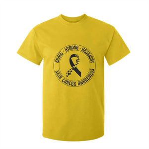 Melanoma Awareness T Shirt For Kid Brave Strong Resilient Warrior TS12 Daisy Print Your Wear