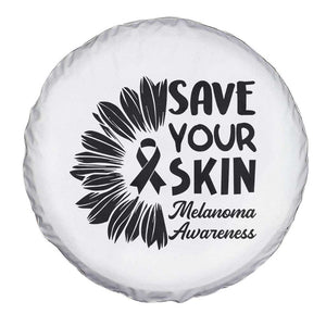 Skin Cancer Fighter Spare Tire Cover Save Your Skin TS12 Print Your Wear