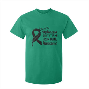 Melanoma Cant Stop Me From Being Awesome T Shirt For Kid Support Squad Gift TS12 Irish Green Print Your Wear