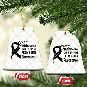 Melanoma Cant Stop Me From Being Awesome Ceramic Ornament Support Squad Gift TS12 Print Your Wear
