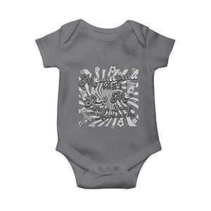 Melanoma Awareness Support Squad Baby Onesie Melanoma Can't Stop Me TS12 Charcoal Print Your Wear