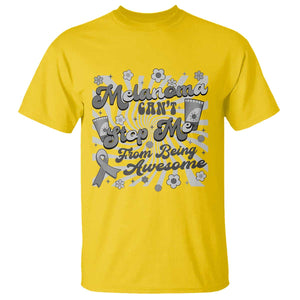 Melanoma Awareness Support Squad T Shirt Melanoma Can't Stop Me TS12 Daisy Print Your Wear