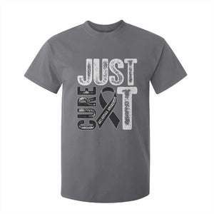 Skin Cancer Warrior Awareness Fighter T Shirt For Kid Just Cure It TS12 Charcoal Print Your Wear