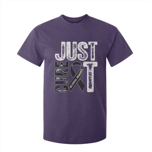 Skin Cancer Warrior Awareness Fighter T Shirt For Kid Just Cure It TS12 Purple Print Your Wear