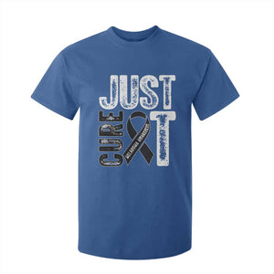 Skin Cancer Warrior Awareness Fighter T Shirt For Kid Just Cure It TS12 Royal Blue Print Your Wear