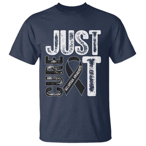 Skin Cancer Warrior Awareness Fighter T Shirt Just Cure It TS12 Navy Print Your Wear