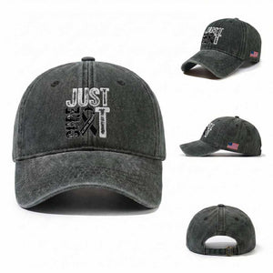 Skin Cancer Warrior Awareness Fighter Washed Cotton Baseball Cap Just Cure It TS12 Washed Cap Universal Fit Dark Green Print Your Wear