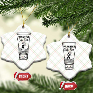 Skin Cancer Prevention Ceramic Ornament Practice Safe Sun Awareness Gift TS12 Print Your Wear