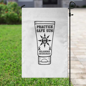 Practice Safe Sun Garden Flag Funny Melanoma Skin Cancer Graphic TS12 Print Your Wear