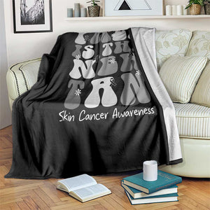 Skin Cancer Warrior Throw Blanket Pale Is The New Tan TS12 Print Your Wear