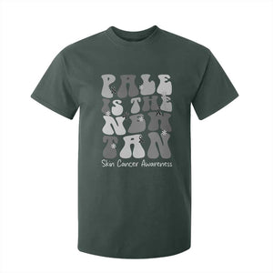 Skin Cancer Warrior T Shirt For Kid Pale Is The New Tan TS12 Dark Forest Green Print Your Wear