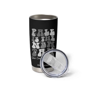 Skin Cancer Warrior Tumbler Cup Pale Is The New Tan TS12 Print Your Wear