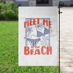 Meet Me At The Beach Garden Flag Summer Girls Trip Bikini Lover Gift TS12 Print Your Wear