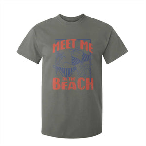 Meet Me At The Beach T Shirt For Kid Summer Girls Trip Bikini Lover Gift TS12 Military Green Print Your Wear