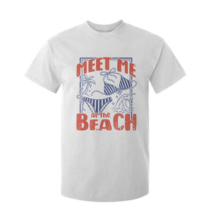 Meet Me At The Beach T Shirt For Kid Summer Girls Trip Bikini Lover Gift TS12 White Print Your Wear