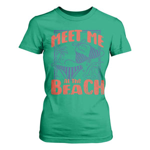 Meet Me At The Beach T Shirt For Women Summer Girls Trip Bikini Lover Gift TS12 Irish Green Print Your Wear