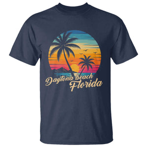Vintage Daytona Beach Florida T Shirt Summer Vacation Graphic TS12 Navy Print Your Wear