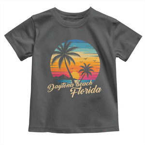 Vintage Daytona Beach Florida Toddler T Shirt Summer Vacation Graphic TS12 Dark Heather Print Your Wear