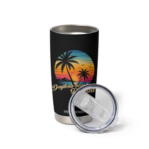 Vintage Daytona Beach Florida Tumbler Cup Summer Vacation Graphic TS12 Print Your Wear