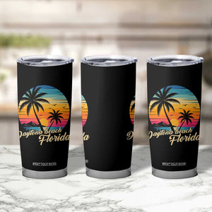 Vintage Daytona Beach Florida Tumbler Cup Summer Vacation Graphic TS12 Print Your Wear
