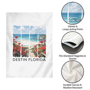 Destin Florida Garden Flag Summer Travel Beach Vacation Gift