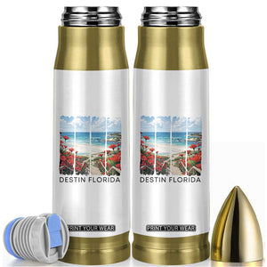 Destin Florida Bullet Tumbler Summer Travel Beach Vacation Gift TS12 White Print Your Wear