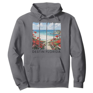 Destin Florida Hoodie Summer Travel Beach Vacation Gift TS12 Charcoal Print Your Wear