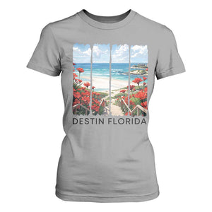 Destin Florida T Shirt For Women Summer Travel Beach Vacation Gift TS12 Sport Gray Print Your Wear