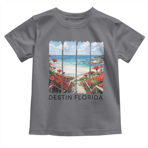 Destin Florida Toddler T Shirt Summer Travel Beach Vacation Gift TS12 Charcoal Print Your Wear
