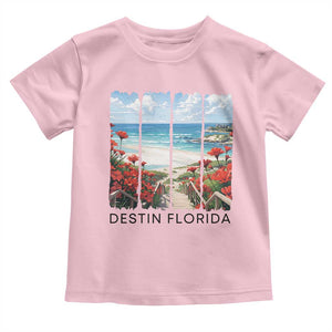 Destin Florida Toddler T Shirt Summer Travel Beach Vacation Gift TS12 Light Pink Print Your Wear