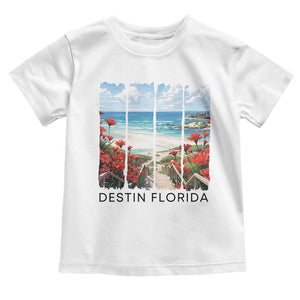 Destin Florida Toddler T Shirt Summer Travel Beach Vacation Gift TS12 White Print Your Wear