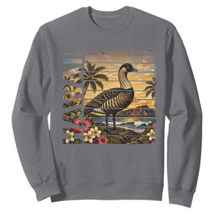 Hawaii Tropical Bird Sweatshirt Summer Island Vacation Gift TS12 Charcoal Print Your Wear