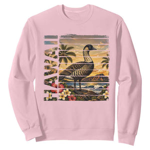 Hawaii Tropical Bird Sweatshirt Summer Island Vacation Gift TS12 Light Pink Print Your Wear