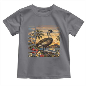 Hawaii Tropical Bird Toddler T Shirt Summer Island Vacation Gift TS12 Charcoal Print Your Wear