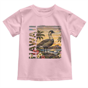 Hawaii Tropical Bird Toddler T Shirt Summer Island Vacation Gift TS12 Light Pink Print Your Wear