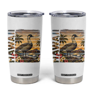 Hawaii Tropical Bird Tumbler Cup Summer Island Vacation Gift TS12 White Print Your Wear
