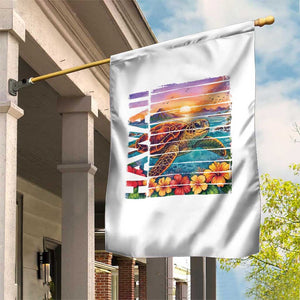 Hawaii Sea Turtle Garden Flag Tropical Sunset Island Vacation Gift TS12 Print Your Wear