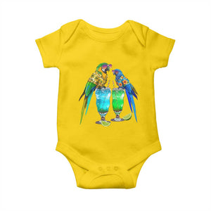 Hawaiian Parrots Drinking Margaritas Baby Onesie Beach Vacation Gift TS12 Daisy Print Your Wear