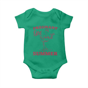 Flamingo Pregnancy Announcement Baby Onesie Summer Beach Mom To Be Gift TS12 Irish Green Print Your Wear