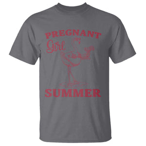 Flamingo Pregnancy Announcement T Shirt Summer Beach Mom To Be Gift TS12 Charcoal Print Your Wear