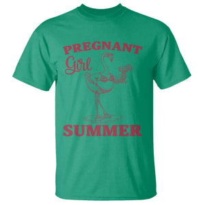 Flamingo Pregnancy Announcement T Shirt Summer Beach Mom To Be Gift TS12 Irish Green Print Your Wear