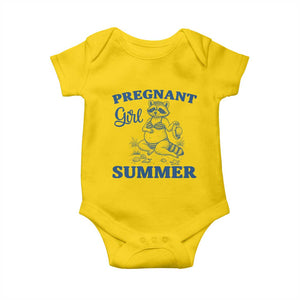 Raccoon Pregnancy Announcement Baby Onesie Summer Beach Mom To Be Gift TS12 Daisy Print Your Wear