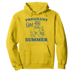 Raccoon Pregnancy Announcement Hoodie Summer Beach Mom To Be Gift TS12 Daisy Print Your Wear