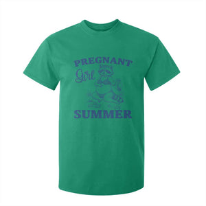 Raccoon Pregnancy Announcement T Shirt For Kid Summer Beach Mom To Be Gift TS12 Irish Green Print Your Wear