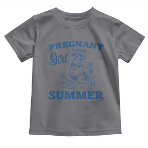 Raccoon Pregnancy Announcement Toddler T Shirt Summer Beach Mom To Be Gift TS12 Charcoal Print Your Wear