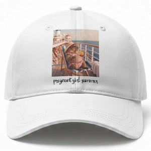 Summer Capybara Pregnancy Baseball Cap Baby Announcement Gift