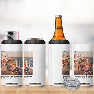 Summer Capybara Pregnancy 4 in 1 Can Cooler Tumbler Baby Announcement Gift TS12 Print Your Wear