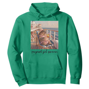 Summer Capybara Pregnancy Hoodie Baby Announcement Gift TS12 Irish Green Print Your Wear