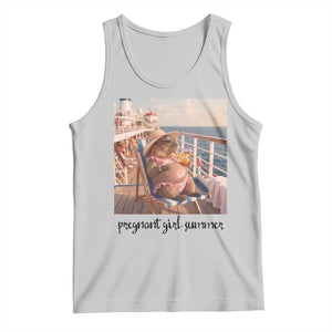 Summer Capybara Pregnancy Tank Top Baby Announcement Gift TS12 Ash Print Your Wear